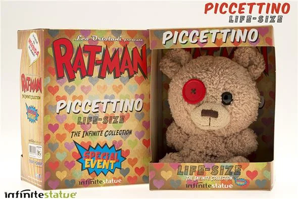 RAT-MAN PICCETTINO LIFE SIZE PLUSH RED