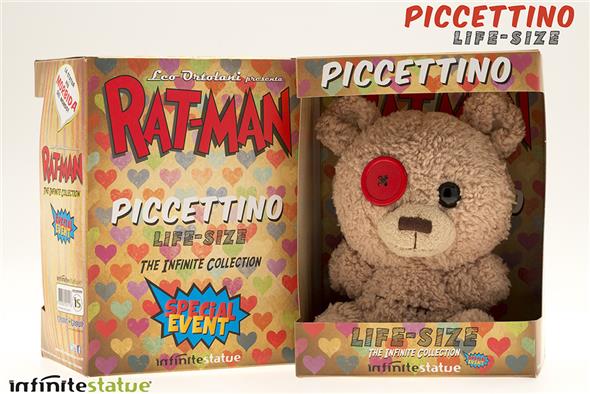 RAT-MAN PICCETTINO LIFE SIZE PLUSH RED