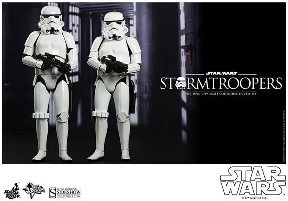 1/6 HOT TOYS - STAR WARS STORMTROOPER SET