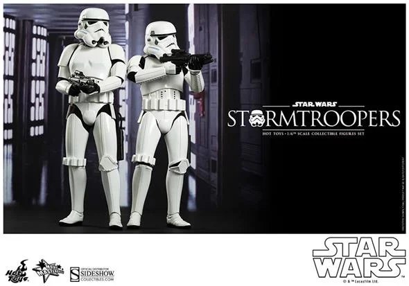 1/6 HOT TOYS - STAR WARS STORMTROOPER SET
