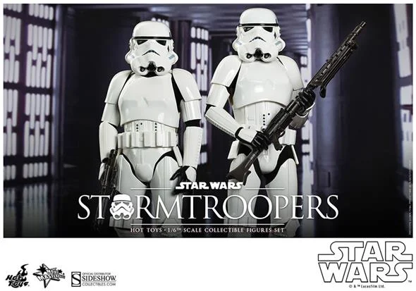 1/6 HOT TOYS - STAR WARS STORMTROOPER SET