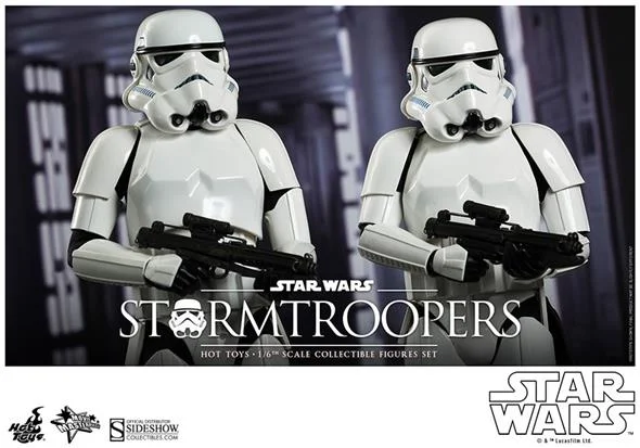 1/6 HOT TOYS - STAR WARS STORMTROOPER SET