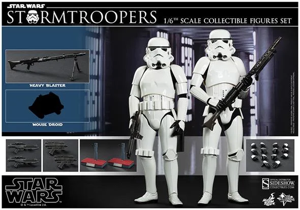 1/6 HOT TOYS - STAR WARS STORMTROOPER SET