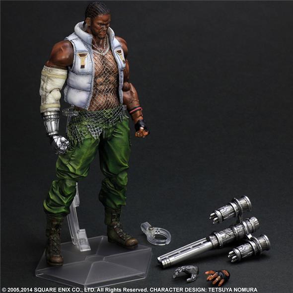PLAY ARTS KAI - FINAL FANTASY VII ADVENT CHILDREN BARRET P.A.K.