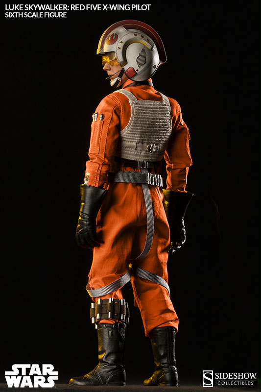 1/6 SIDESHOW TOYS - STAR WARS LUKE SKYWALKER RED FIVE X-WING PILOT