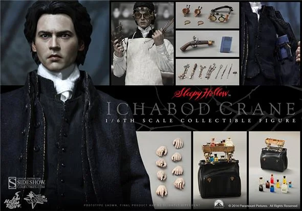 1/6 HOT TOYS - SLEEPY HOLLOW ICHABOD CRANE