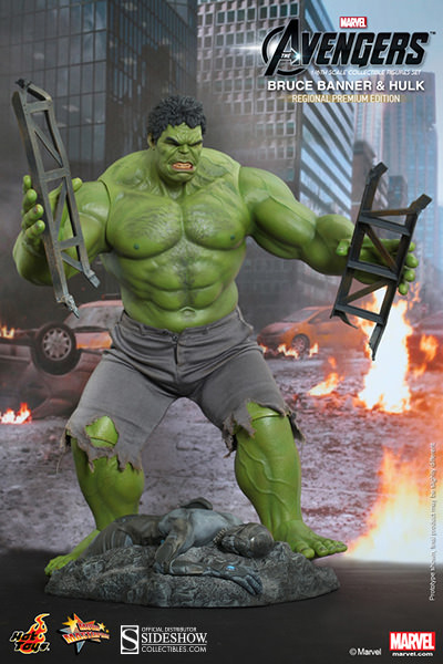 1/6 HOT TOYS - BRUCE BANNER & HULK SET