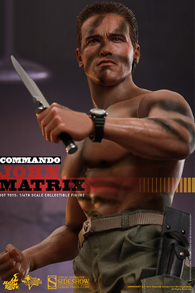 1/6 HOT TOYS - COMMANDO (JOHN MATRIX)