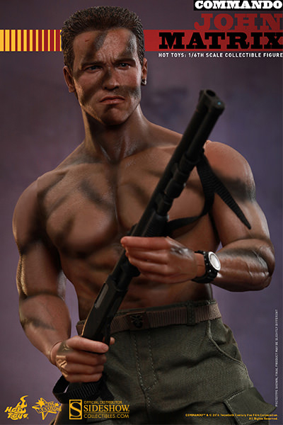 1/6 HOT TOYS - COMMANDO (JOHN MATRIX)