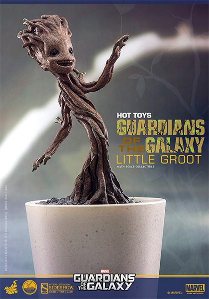 1/6 HOT TOYS - GUARDIANI DELLA GALASSIA - LITTLE GROOT