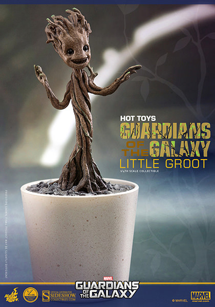 1/6 HOT TOYS - GUARDIANI DELLA GALASSIA - LITTLE GROOT
