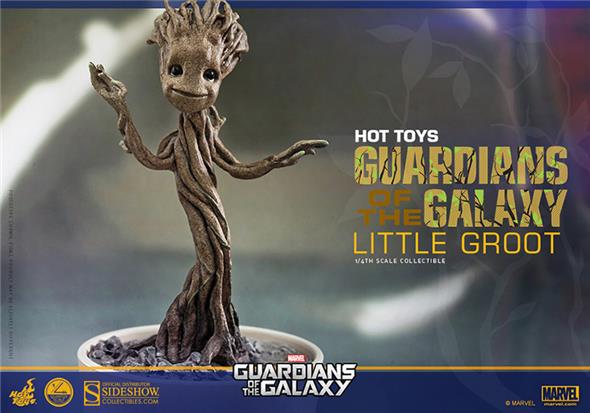 1/6 HOT TOYS - GUARDIANI DELLA GALASSIA - LITTLE GROOT