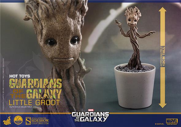 1/6 HOT TOYS - GUARDIANI DELLA GALASSIA - LITTLE GROOT