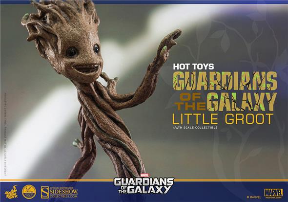 1/6 HOT TOYS - GUARDIANI DELLA GALASSIA - LITTLE GROOT