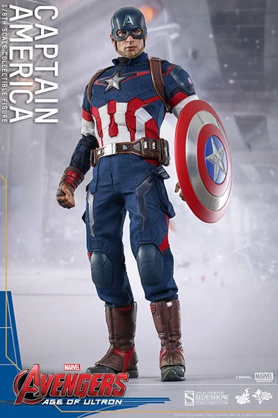 1/6 HOT TOYS - AVENGERS AGE OF ULTRON - CAPITAN AMERICA