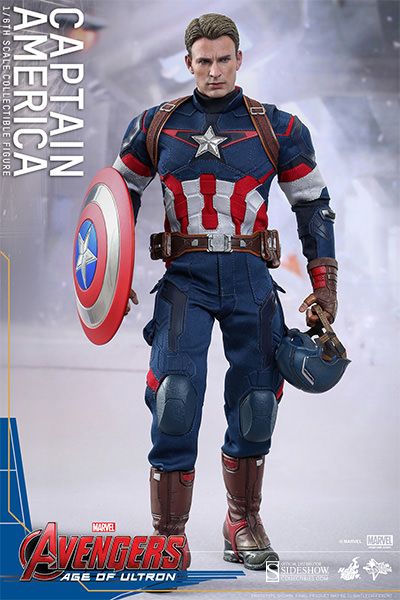 1/6 HOT TOYS - AVENGERS AGE OF ULTRON - CAPITAN AMERICA