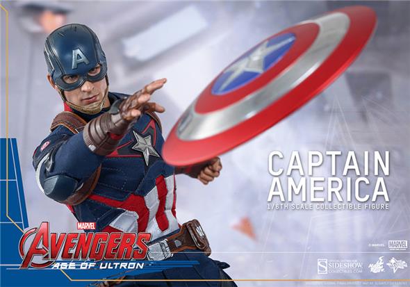 1/6 HOT TOYS - AVENGERS AGE OF ULTRON - CAPITAN AMERICA