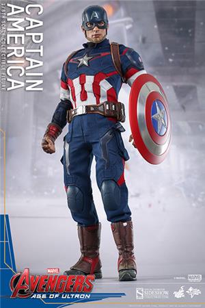 1/6 HOT TOYS - AVENGERS AGE OF ULTRON - CAPITAN AMERICA