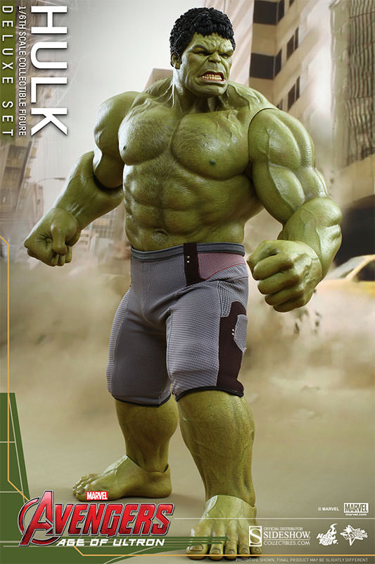 1/6 HOT TOYS - AVENGERS AVENGERS AGE OF ULTRON HULK DELUXE SET
