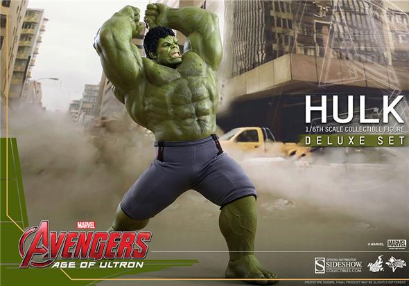 1/6 HOT TOYS - AVENGERS AVENGERS AGE OF ULTRON HULK DELUXE SET