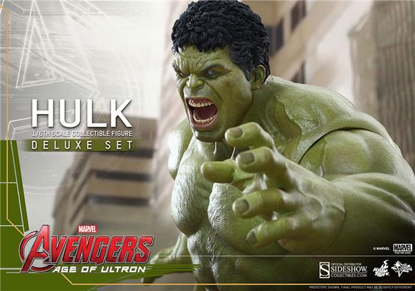 1/6 HOT TOYS - AVENGERS AVENGERS AGE OF ULTRON HULK DELUXE SET