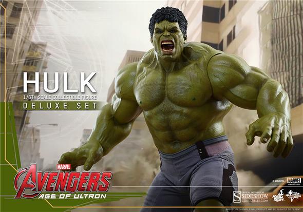 1/6 HOT TOYS - AVENGERS AVENGERS AGE OF ULTRON HULK DELUXE SET
