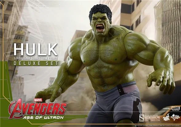 1/6 HOT TOYS - AVENGERS AVENGERS AGE OF ULTRON HULK DELUXE SET