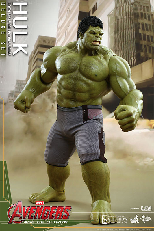 1/6 HOT TOYS - AVENGERS AVENGERS AGE OF ULTRON HULK DELUXE SET