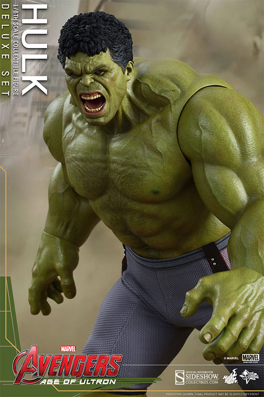 1/6 HOT TOYS - AVENGERS AVENGERS AGE OF ULTRON HULK DELUXE SET