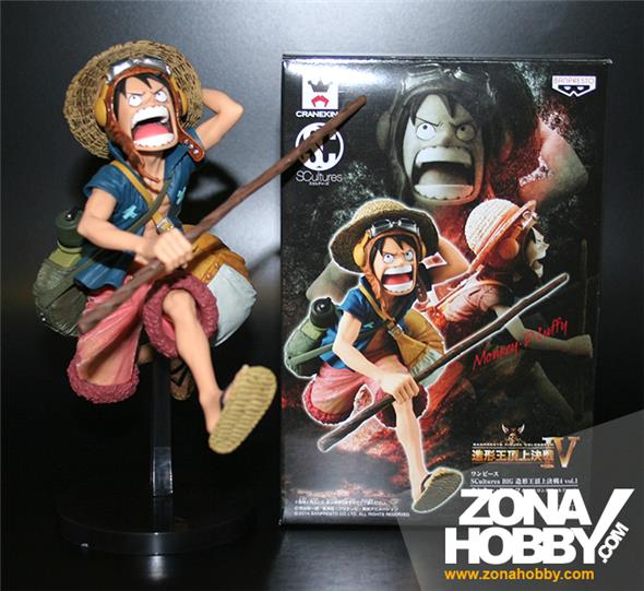 ONE PIECE SCULTURE BIG ZOUKEIO 4 VOL.1 - LUFFY