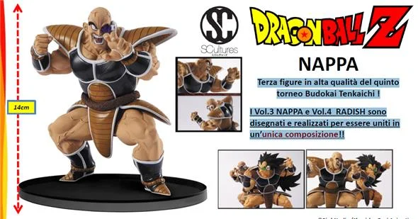 DRAGONBALL Z SCULTURE BIG BUDOUKAI 5 VOL.3 - NAPPA