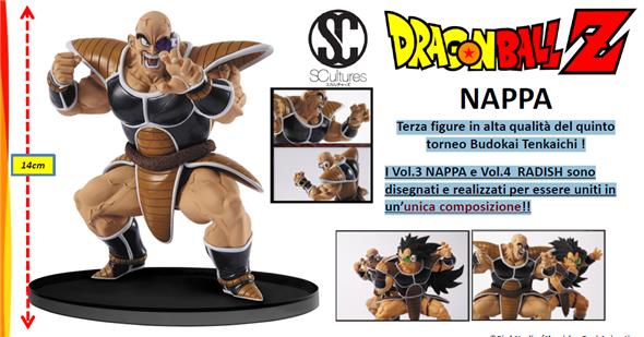 DRAGONBALL Z SCULTURE BIG BUDOUKAI 5 VOL.3 - NAPPA