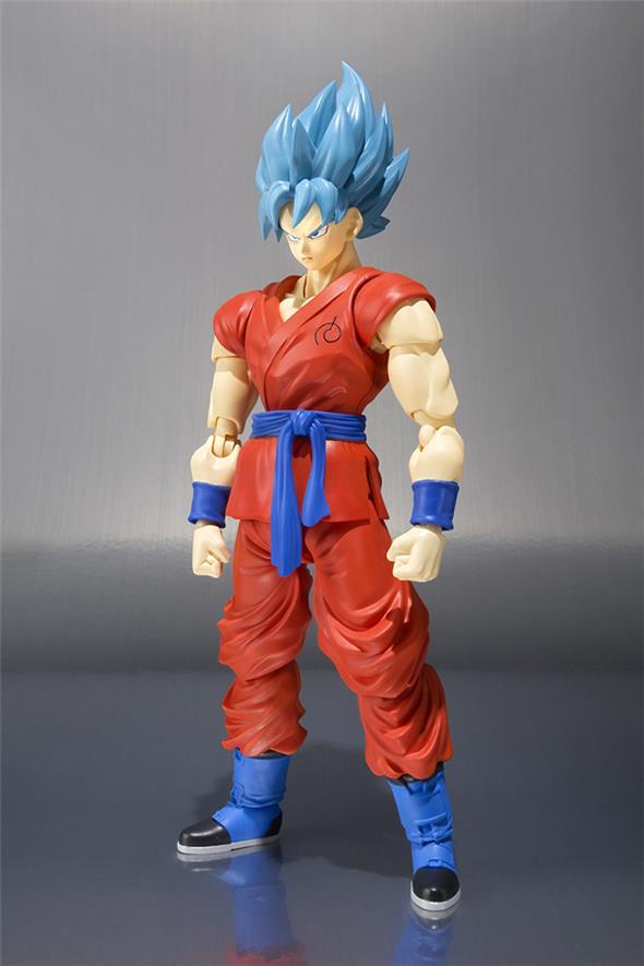 S.H. FIGUARTS DRAGON BALL Z RESURRECTION OF "F" GOD SUPER SAIYAN SON GOKU