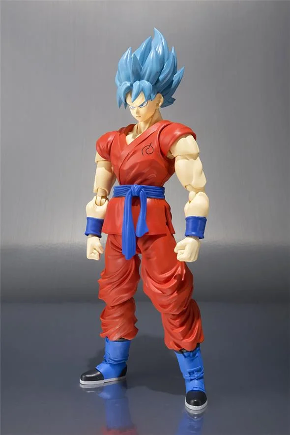 S.H. FIGUARTS DRAGON BALL Z RESURRECTION OF "F" GOD SUPER SAIYAN SON GOKU