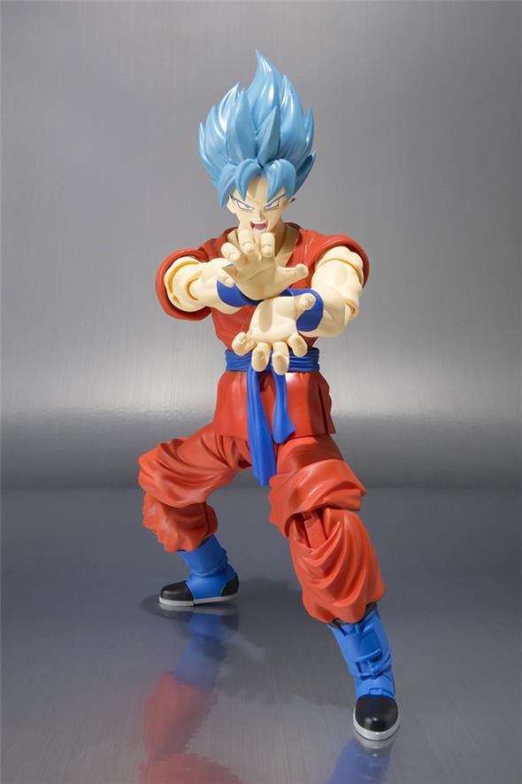 S.H. FIGUARTS DRAGON BALL Z RESURRECTION OF "F" GOD SUPER SAIYAN SON GOKU