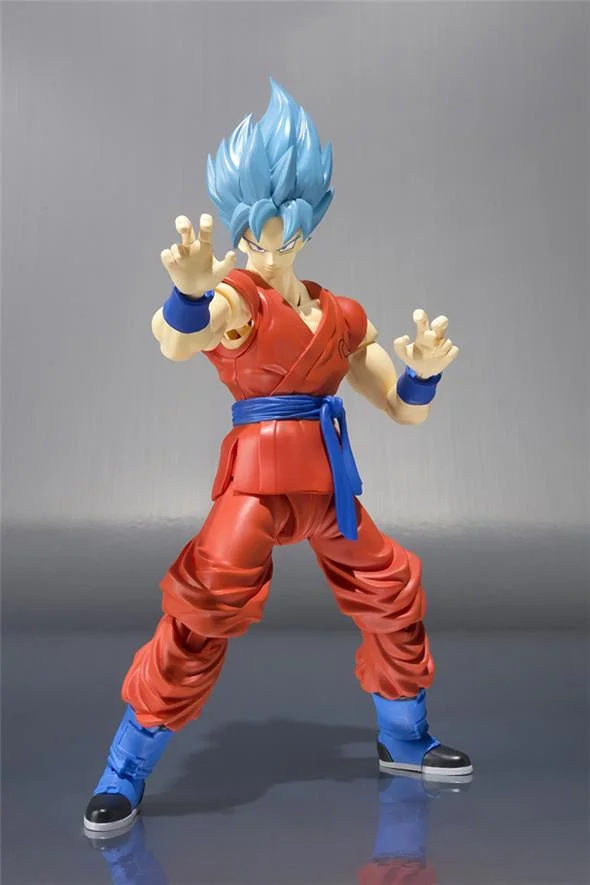 S.H. FIGUARTS DRAGON BALL Z RESURRECTION OF "F" GOD SUPER SAIYAN SON GOKU