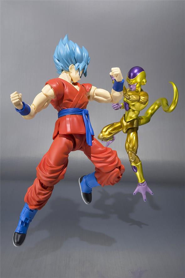 S.H. FIGUARTS DRAGON BALL Z RESURRECTION OF "F" GOD SUPER SAIYAN SON GOKU