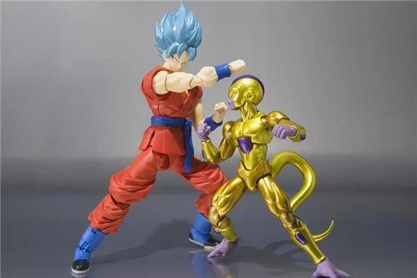 S.H. FIGUARTS DRAGON BALL Z RESURRECTION OF "F" GOD SUPER SAIYAN SON GOKU