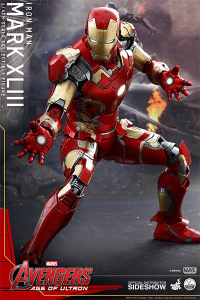 1/4 HOT TOYS - AVENGERS AGE OF ULTRON - IRON MAN MARK 43