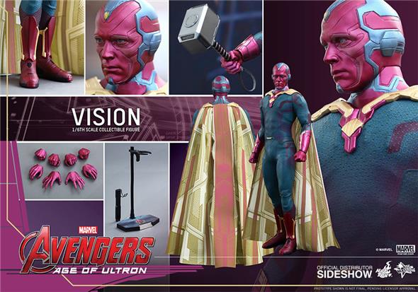 1/6 HOT TOYS - AVENGERS AGE OF ULTRON - VISION