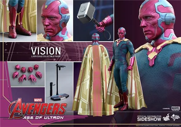 1/6 HOT TOYS - AVENGERS AGE OF ULTRON - VISION