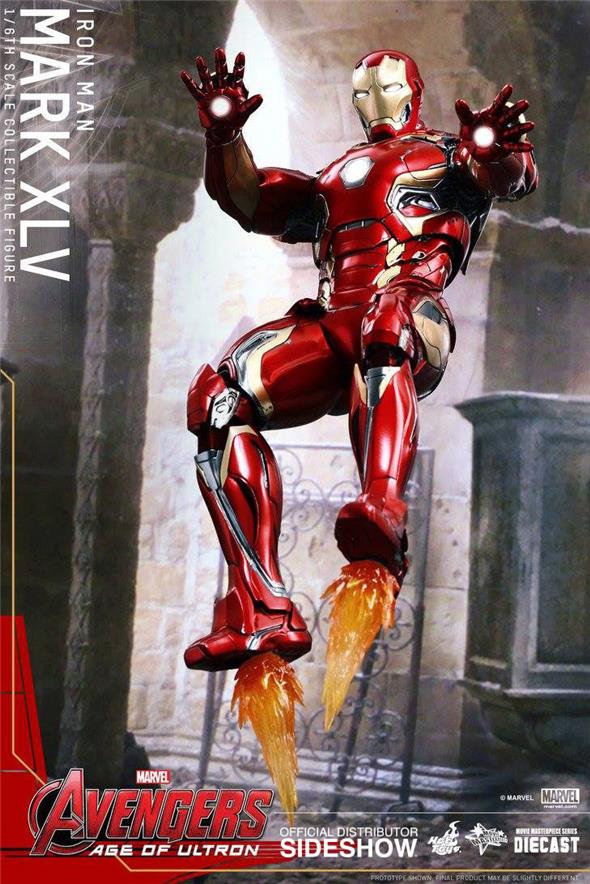 1/6 HOT TOYS - AVENGERS AGE OF ULTRON - IRON MAN MARK 45 DIE-CAST