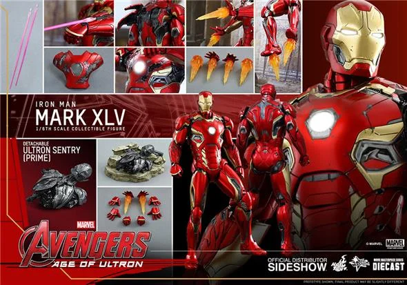 1/6 HOT TOYS - AVENGERS AGE OF ULTRON - IRON MAN MARK 45 DIE-CAST