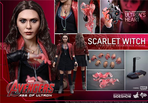 1/6 HOT TOYS - AVENGERS AGE OF ULTRON - SCARLET WITCH