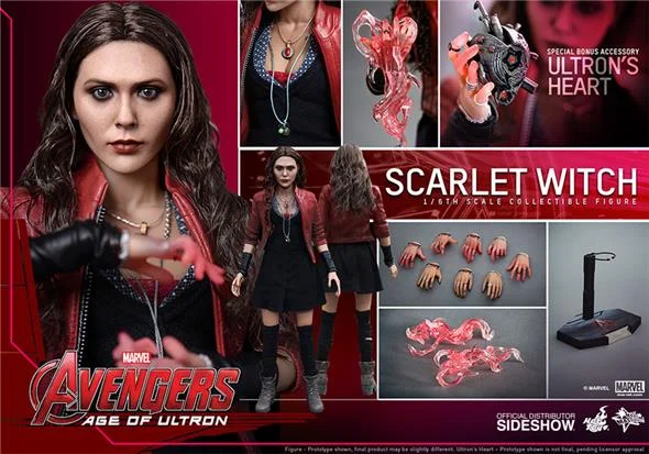 1/6 HOT TOYS - AVENGERS AGE OF ULTRON - SCARLET WITCH