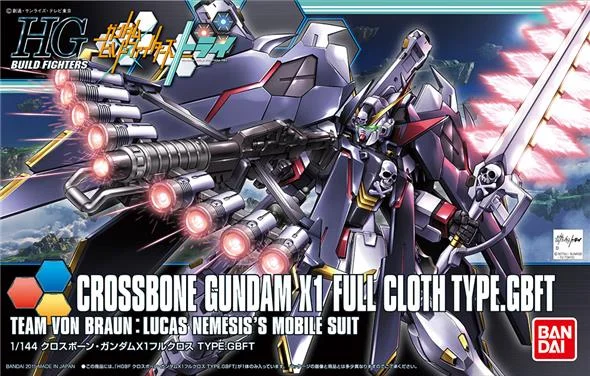 1/144 HGBF 035 CROSSBONE X1 FULL CLOTH TYPE.GBFT