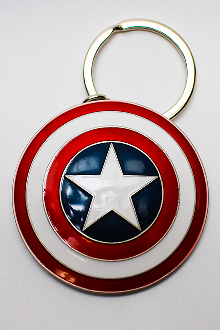 CAPTAIN AMERICA SHIELD KEYCHAIN