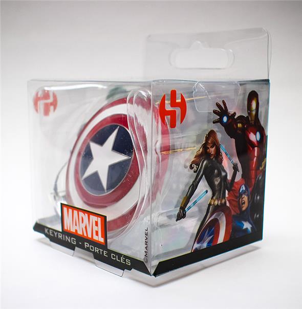 CAPTAIN AMERICA SHIELD KEYCHAIN