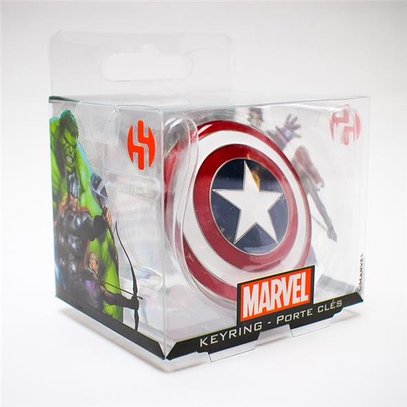 CAPTAIN AMERICA SHIELD KEYCHAIN