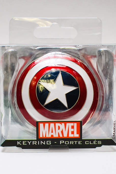 CAPTAIN AMERICA SHIELD KEYCHAIN